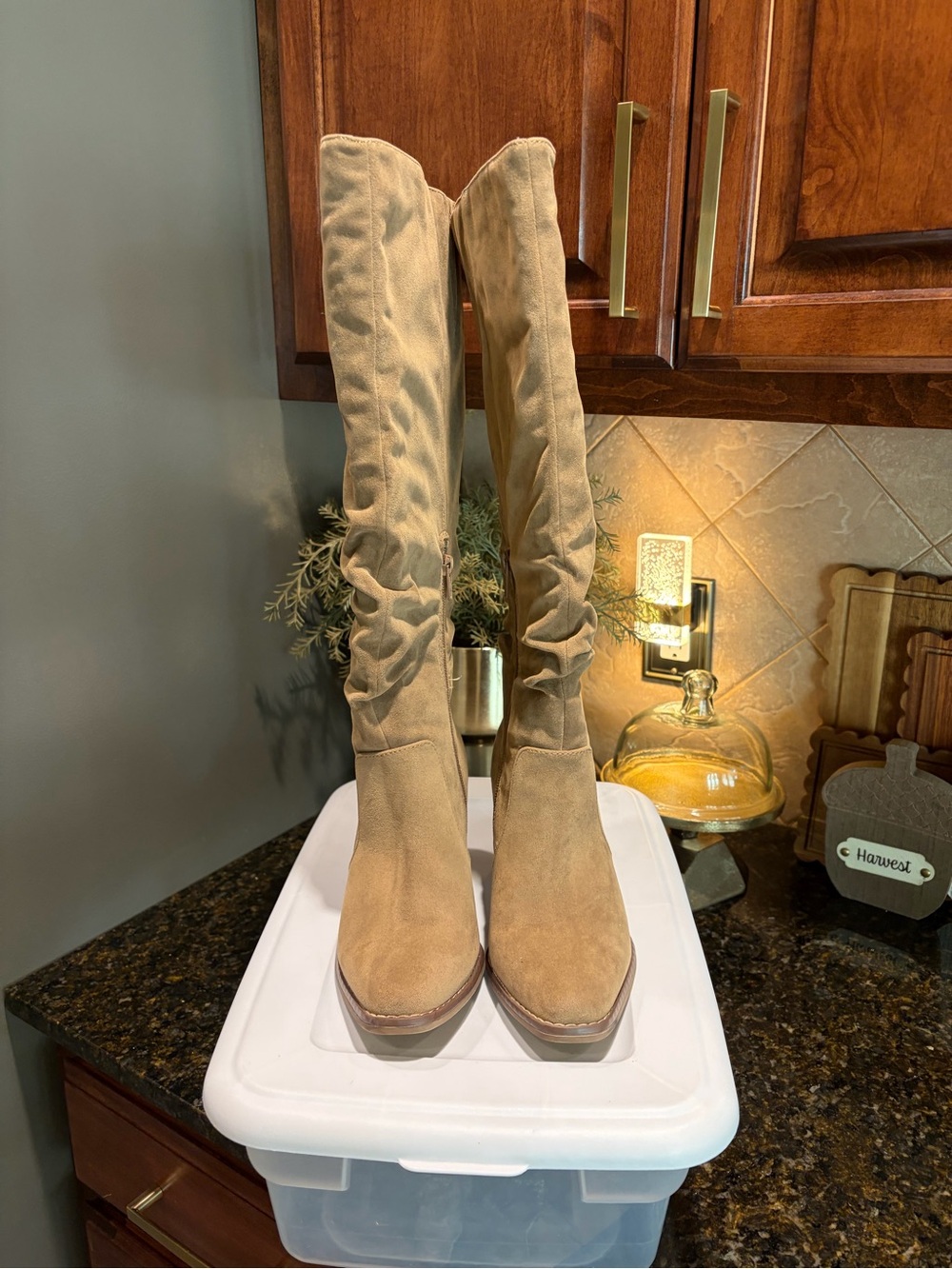 Universal Thread Harlan Taupe Tall Boots